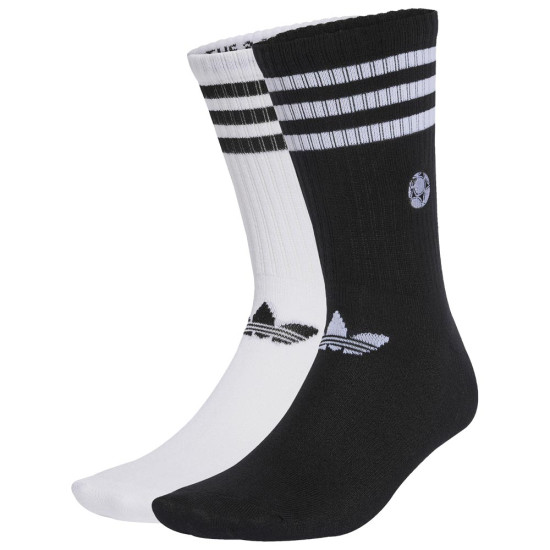Adidas Κάλτσες Embroidered Soccer Crew Socks 2 pairs